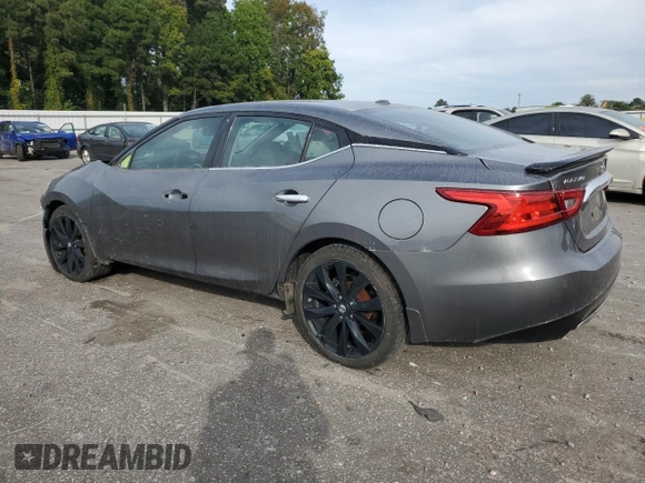 2017 Nissan Maxima Platinum with VIN 1N4AA6AP2HC415210, listed as a Copart auction lot 75491674 with 107,023 mi miles and Salvage title. Bid and sale history available at DreamBid. Image 2.