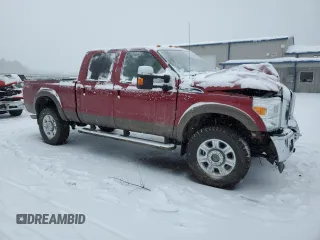 2015 Ford Super Duty F-250 SRW Lariat with VIN 1FT7W2B60FEC94554, listed as a Copart auction lot 45032695 with 0 mi miles and Salvage Title. Bid and sale history available at carsss.com. Image 4.