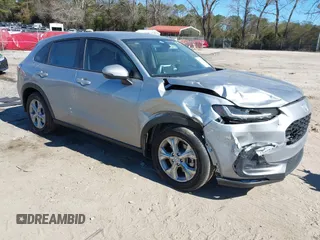 2024 Honda HR-V LX with VIN 3CZRZ1H38RM756598, listed as a IAAI auction lot 41701369 with 12,602 mi miles and . Bid and sale history available at DreamBid. Image 1.