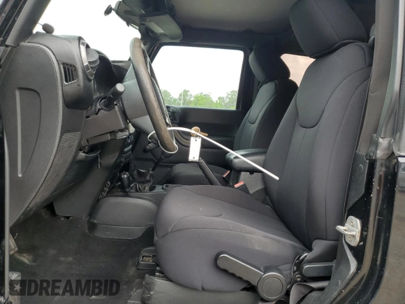 2013 Jeep Wrangler Sport with VIN 1C4AJWAG6DL576549, listed as a Copart auction lot 59888965 with 164,314 mi miles and Salvage title. Bid and sale history available at DreamBid. Image 7.