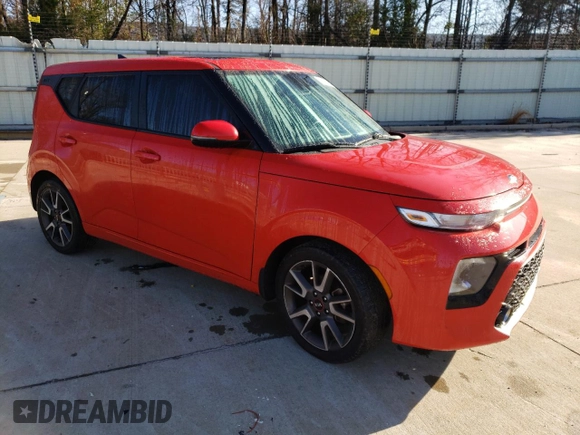 2021 Kia Soul GT-Line with VIN KNDJ63AU1M7142098, listed as a Copart auction lot 48568015 with 89,383 mi miles and Clean Title. Bid and sale history available at DreamBid. Image 4.