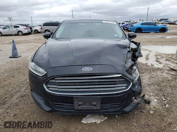 2016 Ford Fusion S with VIN 3FA6P0G71GR345370, listed as a Copart auction lot 44597195 with 0 mi miles and Salvage Title. Bid and sale history available at carsss.com. Image 5.