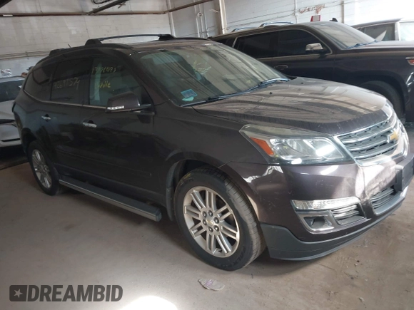 2015 Chevrolet Traverse LT with VIN 1GNKRGKDXFJ371359, listed as a IAAI auction lot 42691574 with Not provided miles and . Bid and sale history available at DreamBid. Image 1.
