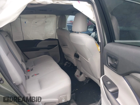 2017 Toyota Highlander LE with VIN 5TDZZRFH4HS230793, listed as a IAAI auction lot 42651539 with 27,183 mi miles and . Bid and sale history available at DreamBid. Image 8.