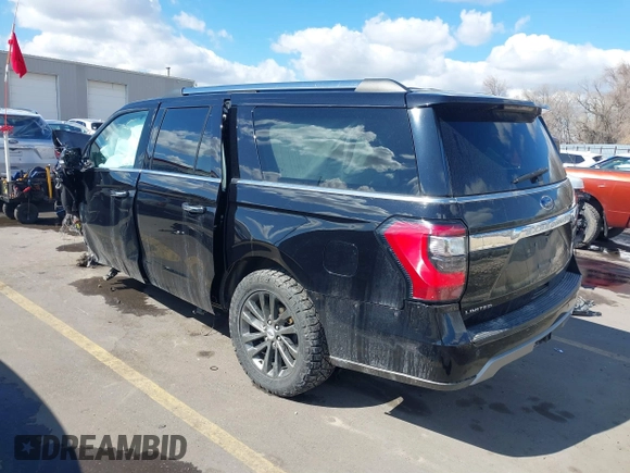 2020 Ford Expedition Max Limited z VIN 1FMJK2AT4LEA48185, wystawiony jako IAAI lot #41839994 z przebiegiem 96 063 mil mil oraz . Historia ofert i sprzedaży dostępna na DreamBid. Obrazek 3.