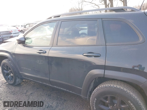2017 Jeep Cherokee Trailhawk with VIN 1C4PJMBS4HW647852, listed as a IAAI auction lot 41192324 with 116,429 mi miles and . Bid and sale history available at DreamBid. Image 14.