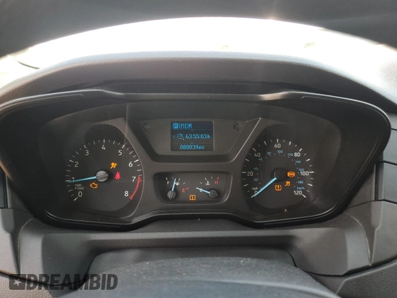 2016 Ford Transit XL with VIN 1FBAX2CM3GKA74591, listed as a Copart auction lot 53490744 with 80,039 mi miles and Salvage title. Bid and sale history available at DreamBid. Image 9.