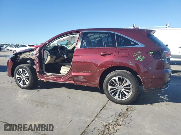2018 Acura RDX w/Advance Pkg with VIN 5J8TB3H77JL000590, listed as a Copart auction lot 79733314 with 57,924 mi miles and Clean Title. Bid and sale history available at carsss.com. Image 2.
