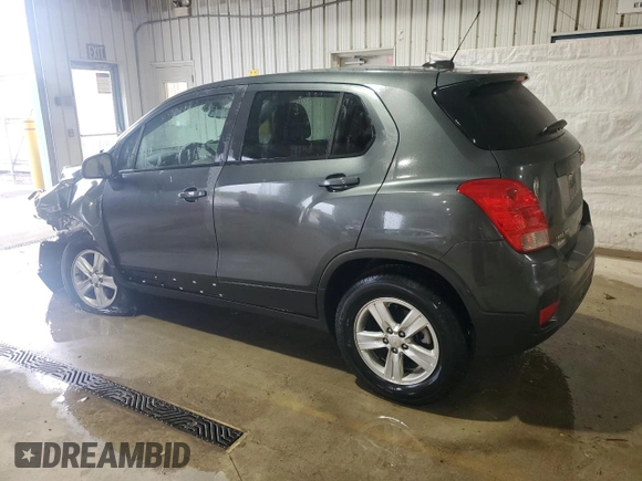 2019 Chevrolet Trax LS with VIN 3GNCJNSB2KL402153, listed as a Copart auction lot 54416695 with 41,249 mi miles and Salvage Title. Bid and sale history available at DreamBid. Image 2.