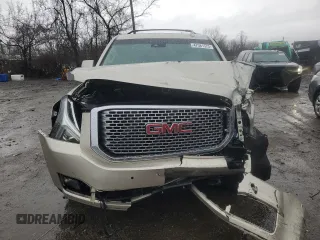 2015 GMC Yukon Denali with VIN 1GKS2CKJ3FR592707, listed as a Copart auction lot 47581575 with 121,326 mi miles and Salvage Title. Bid and sale history available at carsss.com. Image 5.