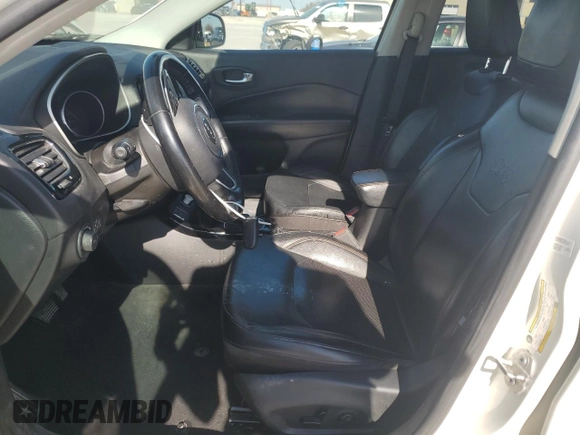 2020 Jeep Compass Limited with VIN 3C4NJCCB0LT229707, listed as a Copart auction lot 47611795 with 95,980 mi miles and Salvage Title. Bid and sale history available at DreamBid. Image 7.