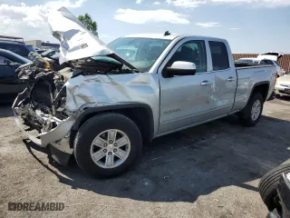 2014 GMC Sierra 1500 SLE with VIN 1GTR1UEH2EZ111064, listed as a Copart auction lot 64264034 with 0 mi miles and Salvage Title. Bid and sale history available at carsss.com. Image 1.