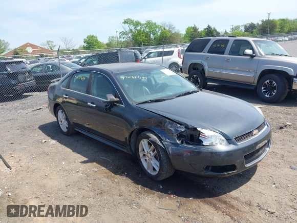 2014 Chevrolet Impala LTZ with VIN 2G1WC5E3XE1161316, listed as a IAAI auction lot 42081694 with 129,353 mi miles and . Bid and sale history available at DreamBid. Image 1.