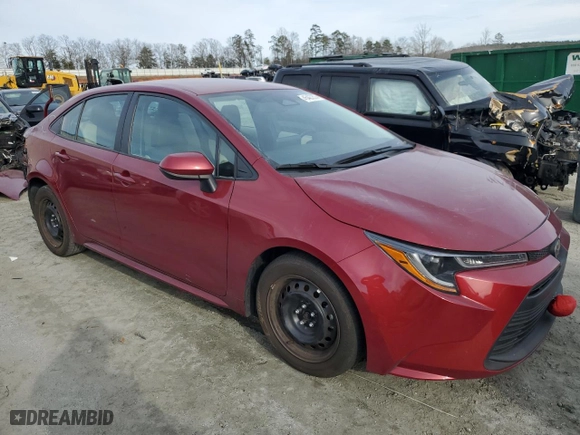 2023 Toyota Corolla LE with VIN 5YFB4MDE1PP054708, listed as a Copart auction lot 45407205 with 34,869 mi miles and Clean Title. Bid and sale history available at carsss.com. Image 4.