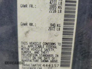 2015 Nissan Altima SV z VIN 1N4AL3AP7FC444157, wystawiony jako Copart lot #57898215 z przebiegiem 235 232 mil mil oraz Szkoda całkowita • Salvage title. Historia ofert i sprzedaży dostępna na DreamBid. Obrazek 12.