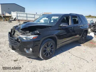 2019 Chevrolet Traverse RS with VIN 1GNERJKX2KJ197513, listed as a Copart auction lot 76893184 with 127,101 mi miles and Salvage Title. Bid and sale history available at carsss.com. Image 1.