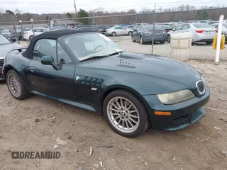 2001 BMW Z3 3.0 z VIN WBACN53471LL46781, wystawiony jako IAAI lot #41553034 z przebiegiem 142 261 mil mil oraz . Historia ofert i sprzedaży dostępna na DreamBid. Obrazek 1.