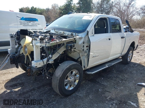 2023 Ram 2500 Big Horn with VIN 3C6UR5DL0PG611149, listed as a IAAI auction lot 41830205 with 58,997 mi miles. Bid and sale history available at carsss.com. Image 21.