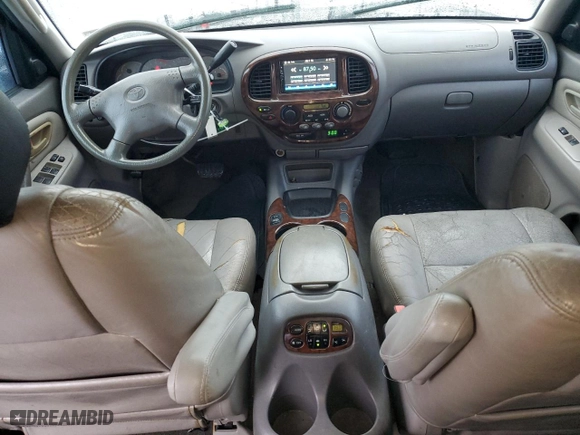 2001 Toyota Sequoia SR5 with VIN 5TDZT34A01S024249, listed as a Copart auction lot 42493465 with 174,587 mi miles and Salvage Title. Bid and sale history available at carsss.com. Image 8.