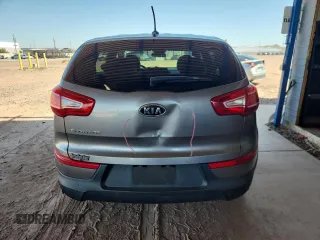 2011 Kia Sportage LX with VIN KNDPBCA22B7017760, listed as a Copart auction lot 60570025 with 118,617 mi miles and Salvage title. Bid and sale history available at DreamBid. Image 6.