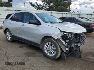 2019 Chevrolet Equinox LS with VIN 3GNAXHEV7KS641359, listed as a Copart auction lot 54582525 with 124,401 mi miles and Clean Title. Bid and sale history available at carsss.com. Image 4.