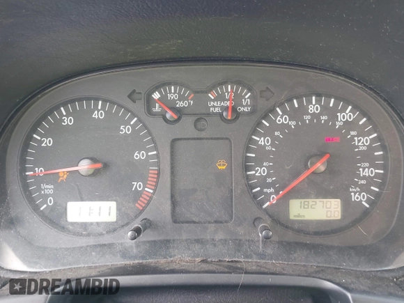 2000 Volkswagen Golf с VIN WVWBC21J6YW629905, выставлен на аукционе IAAI как лот 41966411 с пробегом 182 703 миль миль и . История ставок и продаж доступна на DreamBid. Изображение 7.