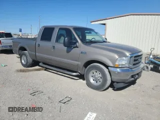 2002 Ford F-250 XL with VIN 1FTNW20F52ED19775, listed as a Copart auction lot 42612175 with 285,580 mi miles and Salvage Title. Bid and sale history available at DreamBid. Image 4.