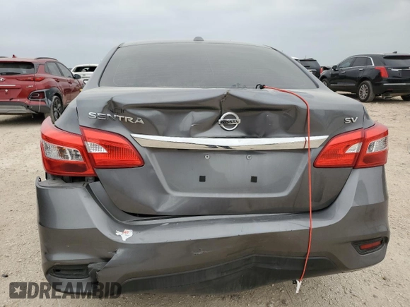 2019 Nissan Sentra SV with VIN 3N1AB7AP7KL605290, listed as a Copart auction lot 51438775 with 108,937 mi miles and Salvage Title. Bid and sale history available at DreamBid. Image 6.