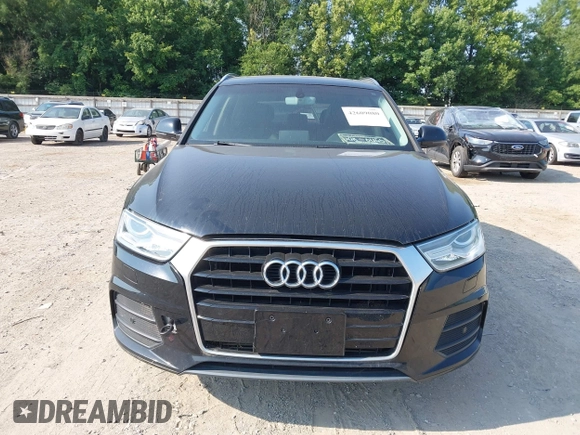 2016 Audi Q3 Premium Plus with VIN WA1BFCFS9GR003187, listed as a IAAI auction lot 42609080 with 146,379 mi miles and . Bid and sale history available at DreamBid. Image 11.