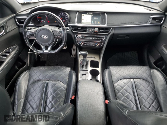 2016 Kia Optima SXL Turbo with VIN 5XXGV4L27GG118110, listed as a Copart auction lot 60284355 with 91,913 mi miles and Salvage title. Bid and sale history available at DreamBid. Image 8.