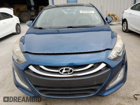 2014 Hyundai Elantra with VIN KMHD35LH6EU177865, listed as a Copart auction lot 56762623 with 67,343 mi miles and Salvage title. Bid and sale history available at DreamBid. Image 5.