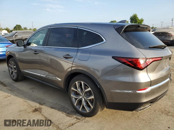 2023 Acura MDX Technology with VIN 5J8YD9H40PL006068, listed as a Copart auction lot 65587645 with 43,192 mi miles and Salvage title. Bid and sale history available at DreamBid. Image 2.