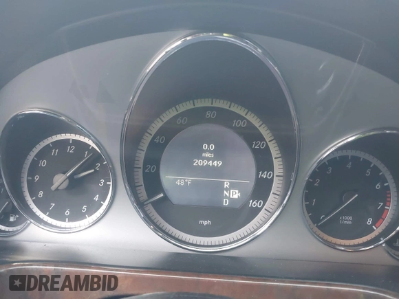 2011 Mercedes-Benz E 350 Luxury with VIN WDDHF8HB8BA421618, listed as a IAAI auction lot 40611654 with 209,449 mi miles and . Bid and sale history available at DreamBid. Image 7.