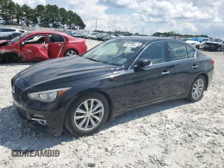 2015 Infiniti Q50 Premium with VIN JN1BV7AP7FM337798, listed as a Copart auction lot 63270055 with 91,040 mi miles and Clean title. Bid and sale history available at DreamBid. Image 1.