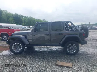2019 Jeep Wrangler Unlimited Sahara с VIN 1C4HJXEG8KW627530, выставлен на аукционе IAAI как лот 42122544 с пробегом 118 064 миль миль и . История ставок и продаж доступна на DreamBid. Изображение 14.