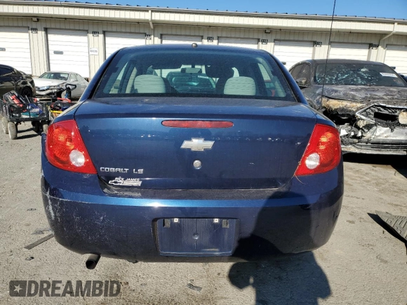 2008 Chevrolet Cobalt LS with VIN 1G1AK58F087166826, listed as a Copart auction lot 83269234 with 124,314 mi miles and Salvage Title. Bid and sale history available at DreamBid. Image 6.