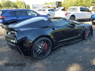 2015 Chevrolet Corvette Z06 3LZ with VIN 1G1YT2D69F5601500, listed as a Copart auction lot 78839054 with 0 mi miles and Salvage Title. Bid and sale history available at carsss.com. Image 3.