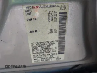2018 Nissan Altima SV with VIN 1N4AL3AP7JC147656, listed as a IAAI auction lot 41879450 with 114,310 mi miles and . Bid and sale history available at carsss.com. Image 9.