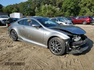 2017 Lexus RC with VIN JTHSM5BC4H5003210, listed as a Copart auction lot 70782574 with 38,545 mi miles and Salvage Title. Bid and sale history available at carsss.com. Image 4.