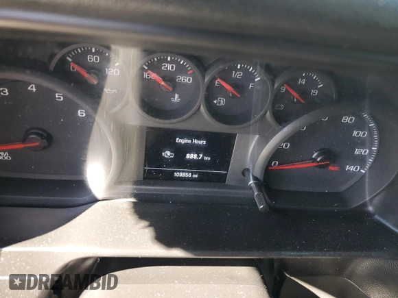 2019 Chevrolet Silverado 1500 Custom with VIN 1GCUYBEFXKZ272377, listed as a Copart auction lot 77071514 with 109,856 mi miles and Salvage Title. Bid and sale history available at DreamBid. Image 9.