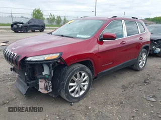 2016 Jeep Cherokee Limited with VIN 1C4PJMDS4GW263260, listed as a IAAI auction lot 42380811 with 187,529 mi miles and . Bid and sale history available at DreamBid. Image 18.