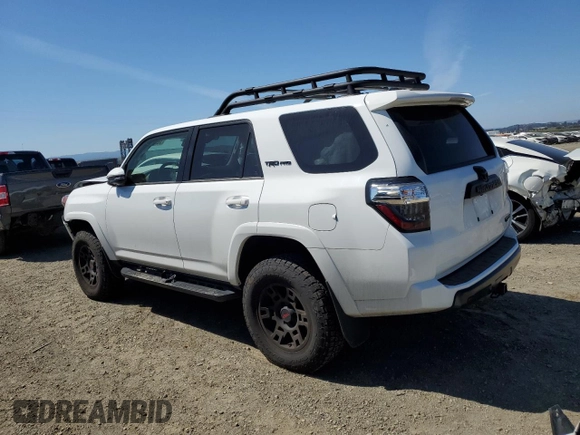 2024 Toyota 4Runner TRD Pro with VIN JTELU5JR7R6292957, listed as a Copart auction lot 56206205 with 9,814 mi miles and Salvage title. Bid and sale history available at DreamBid. Image 2.