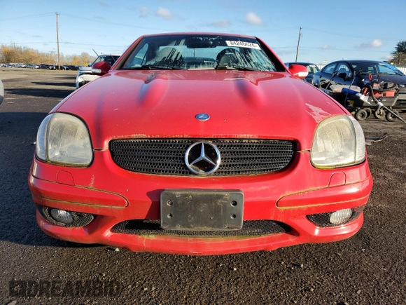 2003 Mercedes-Benz SLK 320 with VIN WDBKK65F43F282727, listed as a Copart auction lot 84246624 with 70,244 mi miles and Clean title. Bid and sale history available at DreamBid. Image 5.