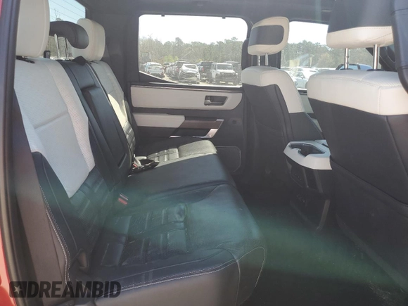 2022 Toyota Tundra Capstone Hybrid with VIN 5TFVC5DB1NX010962, listed as a Copart auction lot 50630705 with 37,566 mi miles and Salvage title. Bid and sale history available at DreamBid. Image 11.