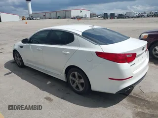 2015 Kia Optima LX with VIN KNAGM4A75F5640302, listed as a IAAI auction lot 42179864 with 95,891 mi miles and . Bid and sale history available at DreamBid. Image 3.