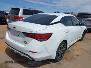 2020 Nissan Sentra SV with VIN 3N1AB8CV3LY228477, listed as a IAAI auction lot 41879199 with 70,304 mi miles. Bid and sale history available at carsss.com. Image 4.