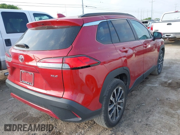 2022 Toyota Corolla Cross XLE with VIN 7MUEAAAG2NV004274, listed as a IAAI auction lot 42057280 with 21,734 mi miles and . Bid and sale history available at DreamBid. Image 4.