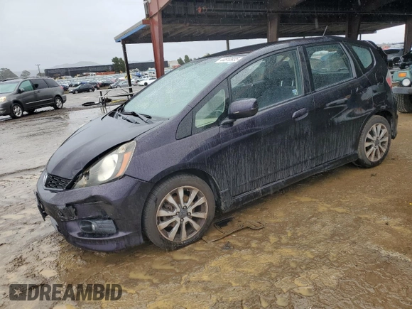 2013 Honda Fit Sport with VIN JHMGE8H50DC006608, listed as a Copart auction lot 44810935 with 96,280 mi miles and Salvage Title. Bid and sale history available at carsss.com. Image 1.