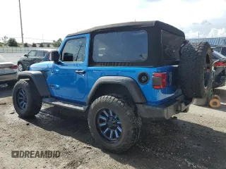 2022 Jeep Wrangler Sport S with VIN 1C4HJXAGXNW271320, listed as a Copart auction lot 63570705 with 14,840 mi miles and Salvage title. Bid and sale history available at DreamBid. Image 2.