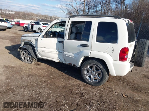 2004 Jeep Liberty Limited with VIN 1J8GL58KX4W188675, listed as a IAAI auction lot 41544924 with 131,481 mi miles. Bid and sale history available at carsss.com. Image 3.